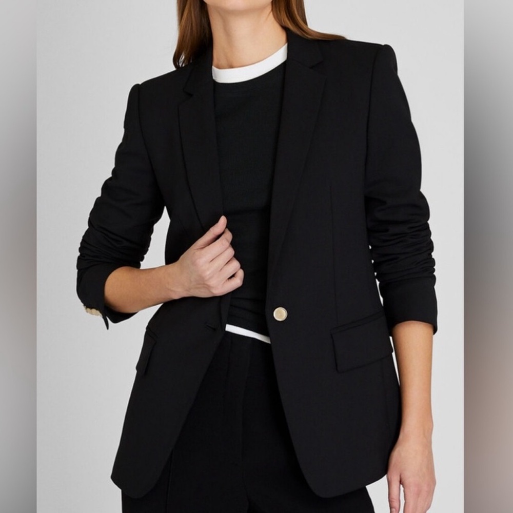 Club Monaco Black Borrem Blazer